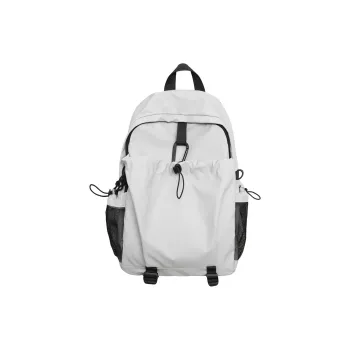 Barang Bear Nylon Backpack Unisex Orange Gray Ecru Black