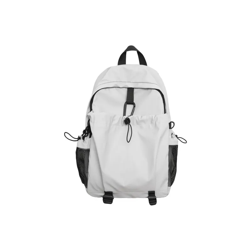 Barang Bear Nylon Backpack Unisex Orange Gray Ecru Black-1
