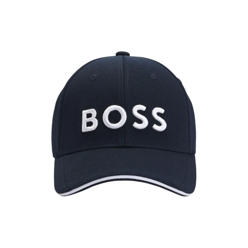 HUGO BOSS Polyester, Elastane Baseball Caps Men's Dark Blue-1