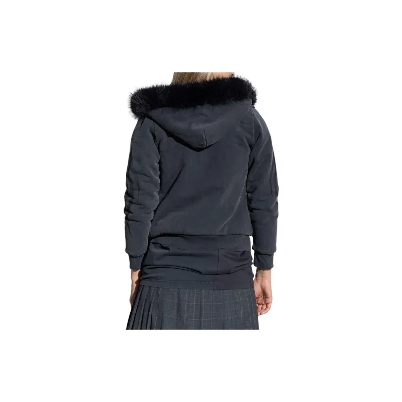 Balenciaga Logo Embroidered Zip Up Jacket-2