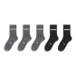 [Thermal Terry, Heat Lock]Dark Gray 3 Pack+Black 2 Pack