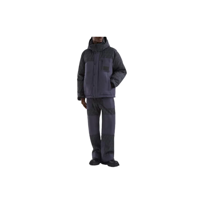 FENDI Insulated Panelled Ski Jacket-2