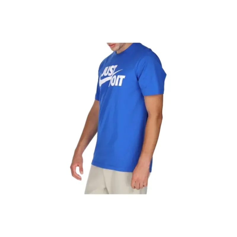 Nike T Shirts Men Royal Blue-4