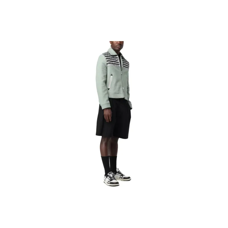 AMIRI Monogram-Jacquard Zip Up Jacket-3
