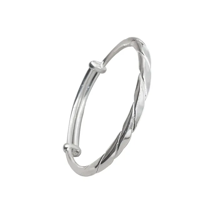 CUTE DAME S999 Fine Silver Sterling Silver Bracelets Women's Silver-0