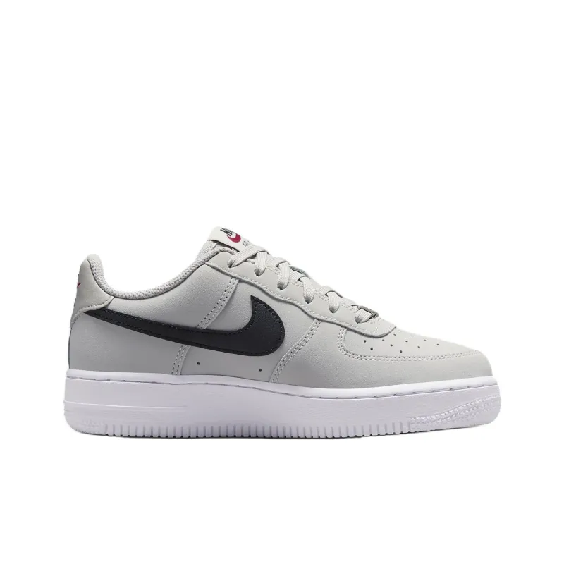 Nike Air Force 1 Anti Slip Wear Resistant Low Top Kids' Skateboarding Shoes Gray Unisex-1