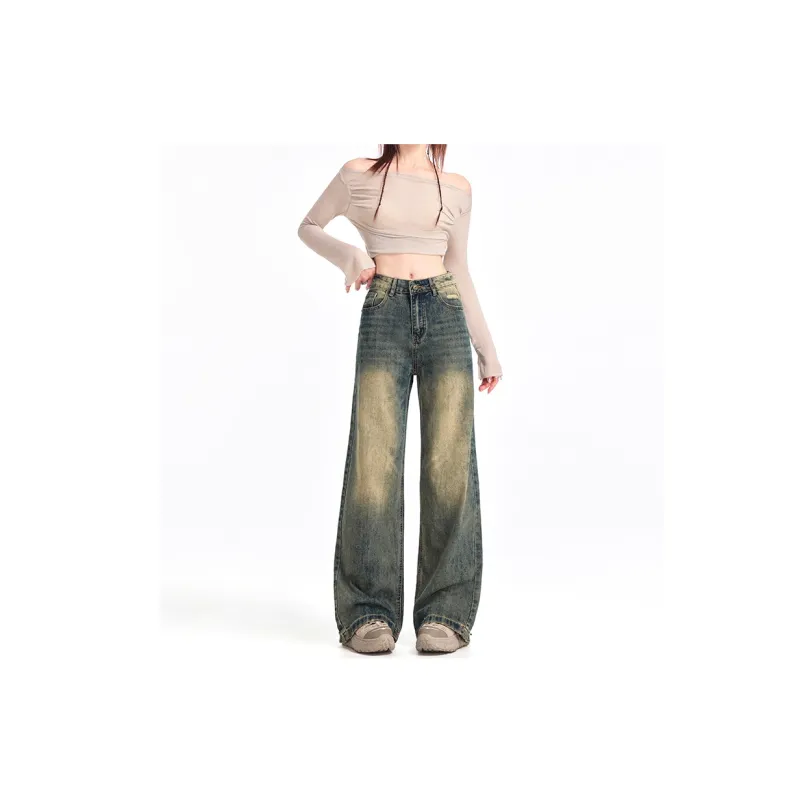 SONGS ALONG Jeans Women's Vintage Blue-3