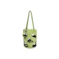 Panda Outing Single Shoulder Bucket Bag+Pendant (Solid Color Base)