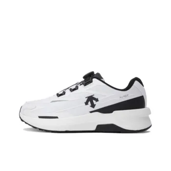 DESCENTE Slip Resistant, Abrasion Resistant, Waterproof Low Top Casual Shoes Unisex White