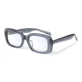 Transparent Gray Frame with Optical Lenses