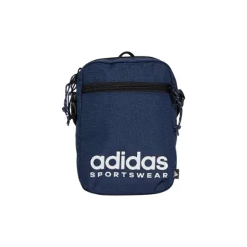 Adidas Polyester Shoulder Bag, Crossbody Bag Unisex Marine Blue