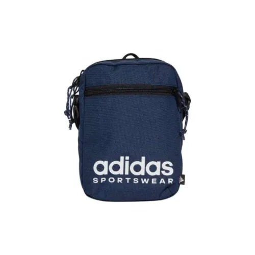 Adidas Polyester Shoulder Bag Crossbody Bag Unisex Marine Blue
