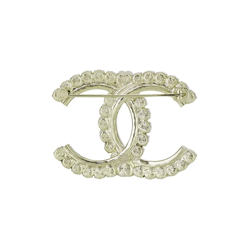 CHANEL Metal Brooches Women's Gold-1