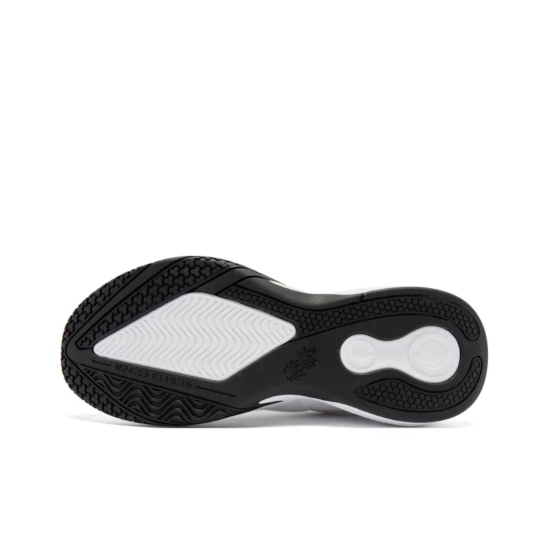 QIAODAN Source born Badminton Shoes Men Low Top Jordan White Black-5