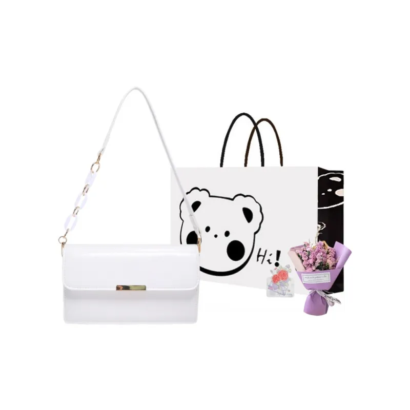 NX DOUGHNUT PU Shoulder Bag Regular Unisex Multicolor-17