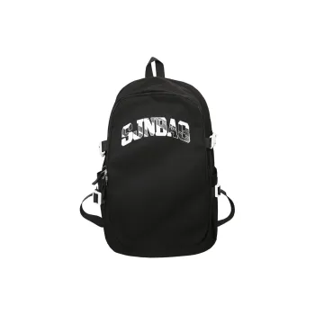 Alcohol Dragon Nylon Backpack Regular Unisex Multicolor