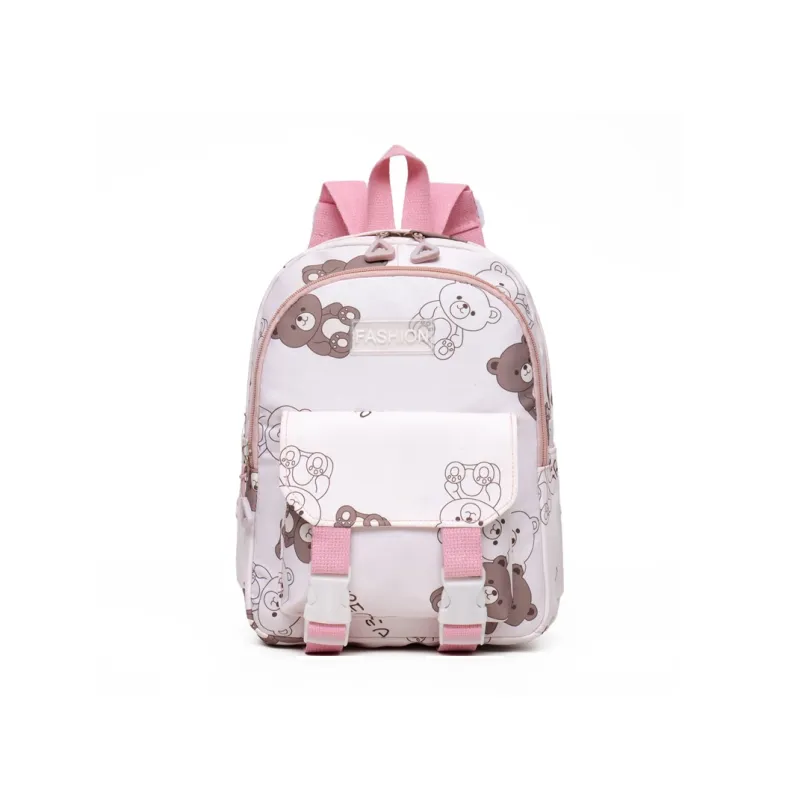 SUN ERATH&U Nylon Backpack Unisex Ecru Black Pink Light Green Lake Blue-2