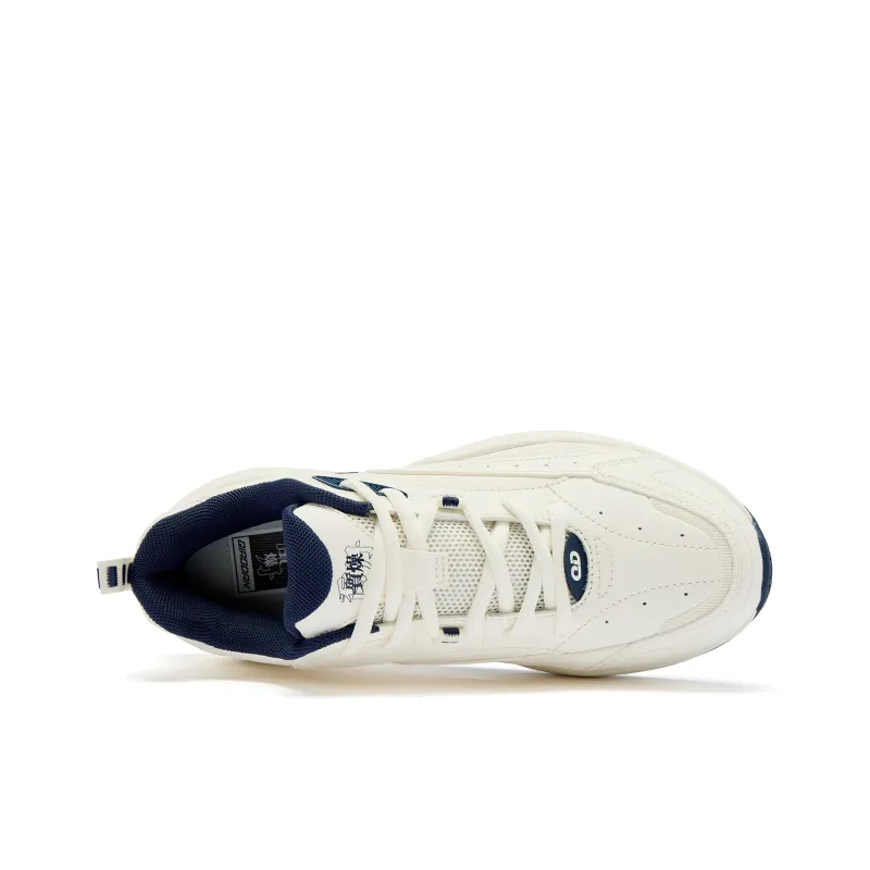 QIAODAN Source born Q LITESPEED Technology Low Top Casual Shoes Women's White Blue-3