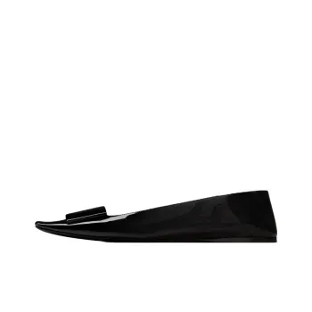 SAINT LAURENT Square Toe Slip On Ballerinas Women's