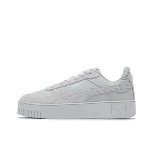 PUMA Carina Street Anti-Slip Wear-Resistant Low-Top Skateboard Shoes Women's Gray