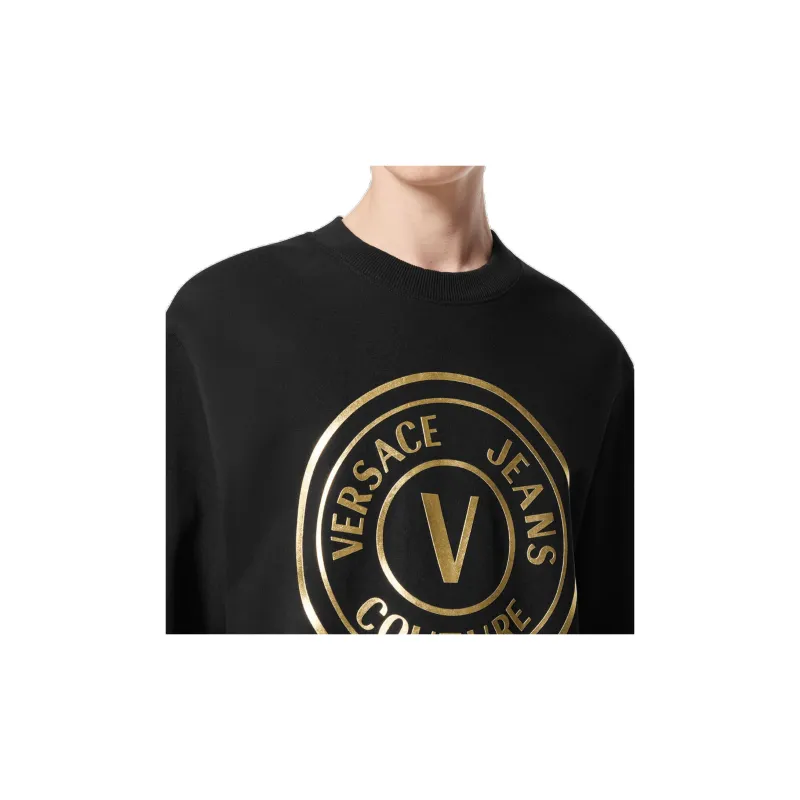 VERSACE JEANS COUTURE V Emblem Cotton Sweatshirt-4
