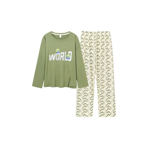 Follow The United States Pajama Set Women's Green