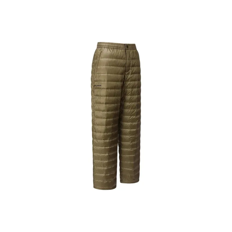 SALOMON Down & Insulated Pants Men Brown-2
