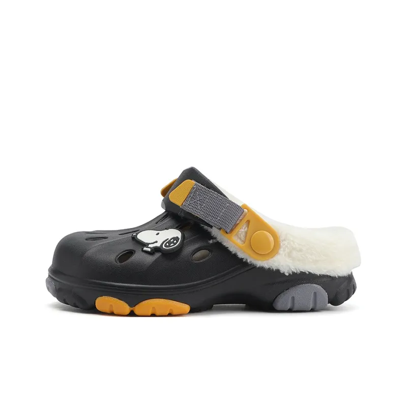 SNOOPY Anti Slip Wear Resistant Breathable Warm Low Top Kids' Slippers Kids'-8