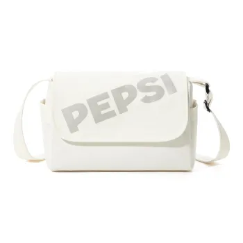 Pepsi Fabric Backpack Crossbody Bag Shoulder Bag Envelope Bag Unisex Black/White