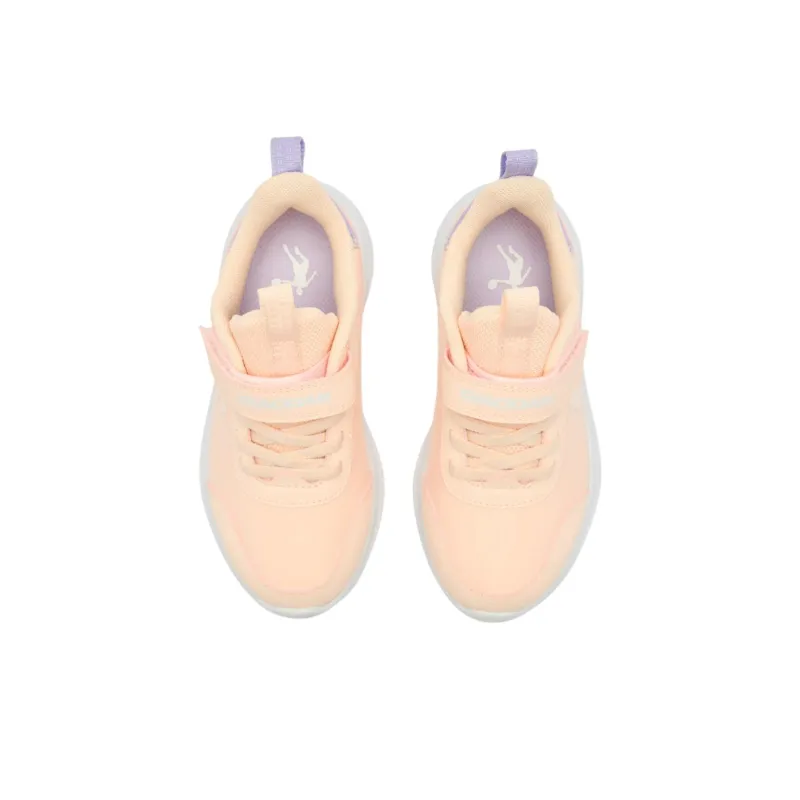 QIAODAN Slip Resistant Cushioning Low Top Kids' Running Shoes Pink Children Aged 3 7 Years Old-3
