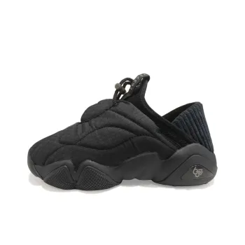PEAK State Pole 6371 Anti Slip Wear Resistant Low Top Casual Shoes Unisex All Black