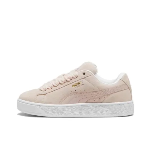PUMA Suede XL Anti Slip Wear Resistant Low Top Skateboard Shoes Unisex Pink
