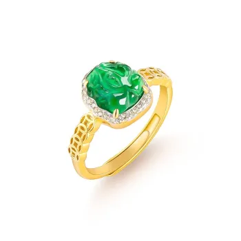 Jade Is Boundless Ice Type Jadeite Rings Unisex