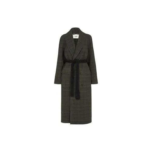 FENDI Coats Women's Green