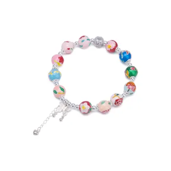 Listen To The Flowers Bloom 999 Fine Silver Bracelets Women's