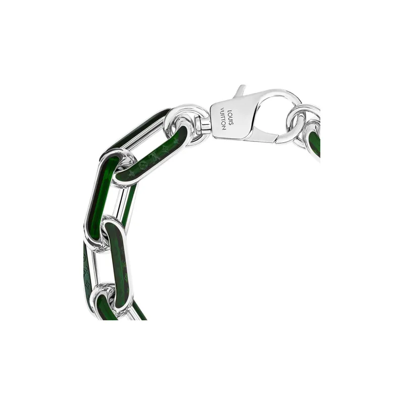 LOUIS VUITTON Metal Necklaces Women's Green-2