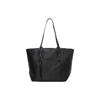 Banyanu Fabric Handbag, Shoulder Bag Women's Black/Khaki