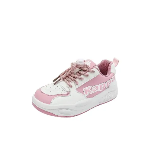 KAPPA KIDS Anti-Slip Wear-Resistant Low-Top Kids Lifestyle Shoes White Pink Kids'