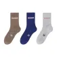 [Thermal Terry, Heat Retention Lock Temperature]Dark Coffee+Navy Blue+Light Gray