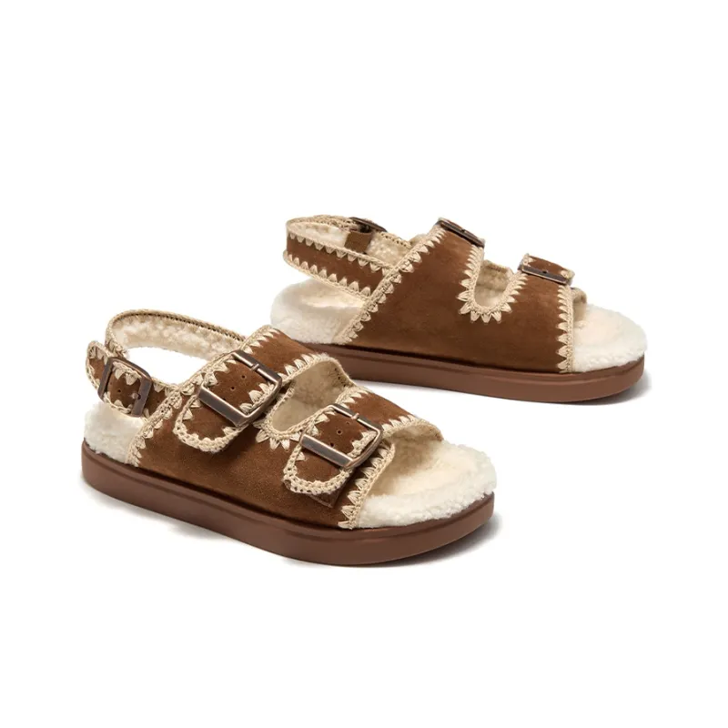 Beau Today Strap Sandals Women's Brown-1