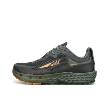 Altra Timp 4 Anti-Slip Wear-Resistant Low-Top Trail Running Running Shoes Men's Black Green