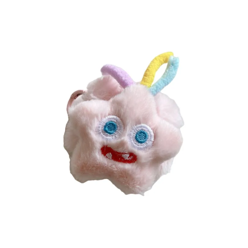 Kona Chun Compatibility  AirPods 3/1/2/Pro 2 TPU Fully Enclosed Cartoon Fun Monster Plush Anti Drop Bag Headphone Cases-11