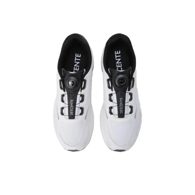 DESCENTE Slip Resistant, Abrasion Resistant, Waterproof Low Top Casual Shoes Unisex White-2
