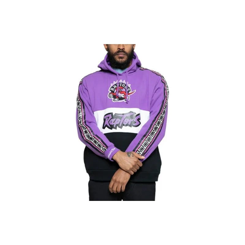 Mitchell Ness Sweatshirts Unisex Purple Black-2