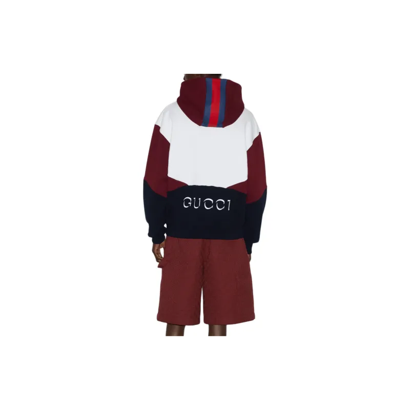 GUCCI Jersey texture Cotton Hoodie-3