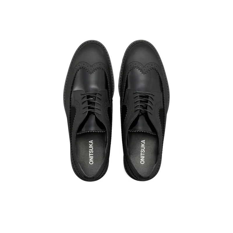 Onitsuka Tiger BROGUE Slip Resistant And Breathable Low Top Casual Shoes Men's Black-2