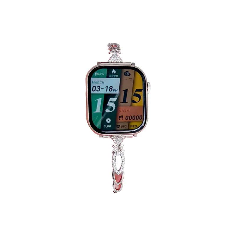 NCFCK Watch Band Apple Compatibility Metal-9