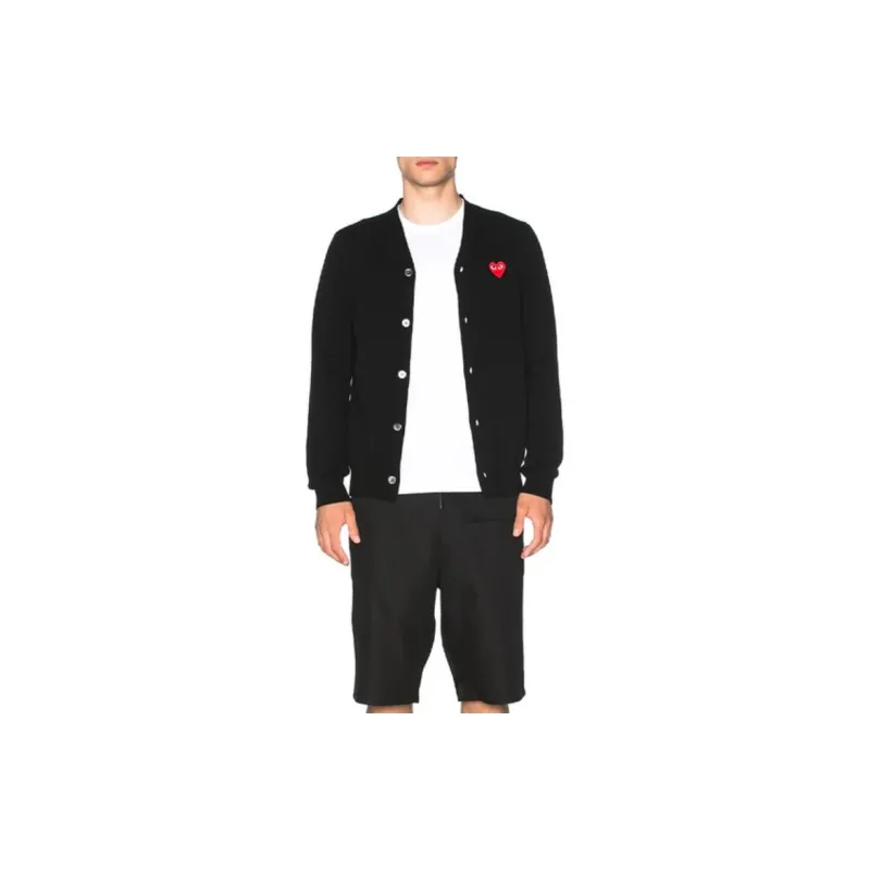CDG Play SS24 Sweater Unisex Black-1