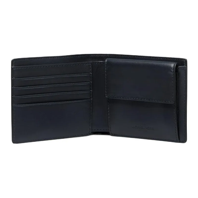 MICHAEL KORS Greyson Coated Canvas Wallet Men's Light Blue-1