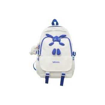 NX DOUGHNUT Nylon Backpack Unisex White Pink Blue Black